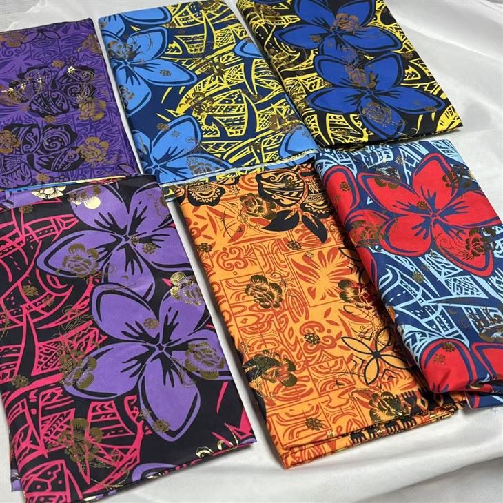 100% Polyester Twill Sarong Print Fabric