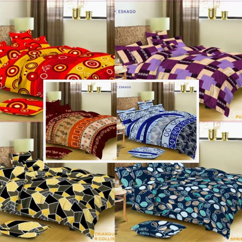 چاپ رنگدانه مجموعه ملافه پلی استر